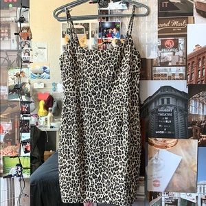 dynamite leopard print dress